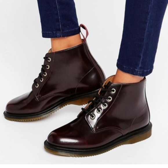 Dr martens clearance emmeline burgundy